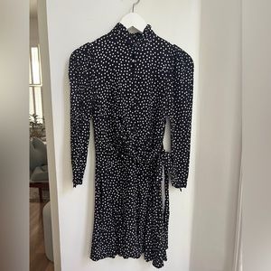 Zara polka dot dress xs